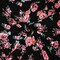 Black-Multi Rayon Stretch Spandex Floral Printed Jersey Knit Fabric By the Yard
